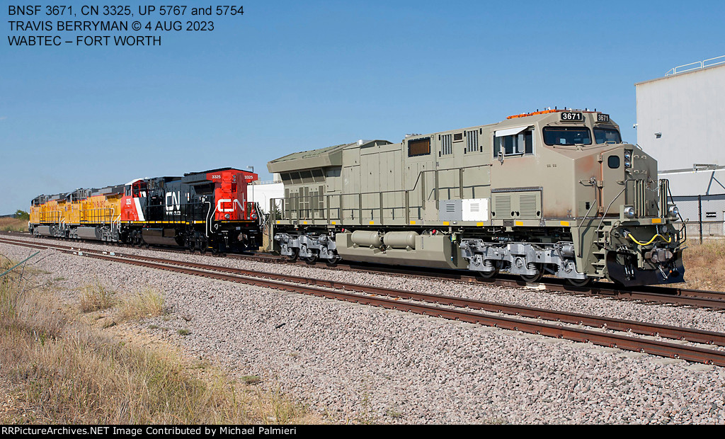 BNSF, CN and UP Units at Wabtec